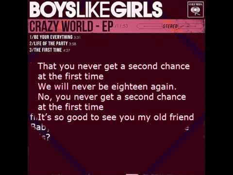 Boys Like Girls- The First Time lyrics.