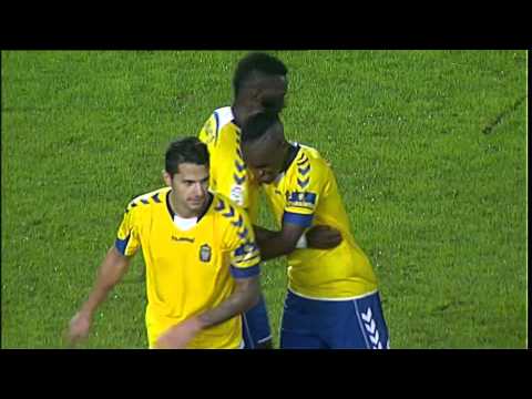 Gol de Thievy en el UD Las Palmas (1-0) CD Mirandés - HD