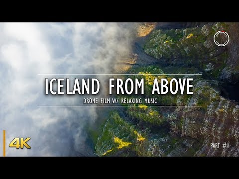 Iceland from Above - Part 1 | 1 Hour Drone Film | Aerial 4K Video w/ Relaxing Music | OmniHour