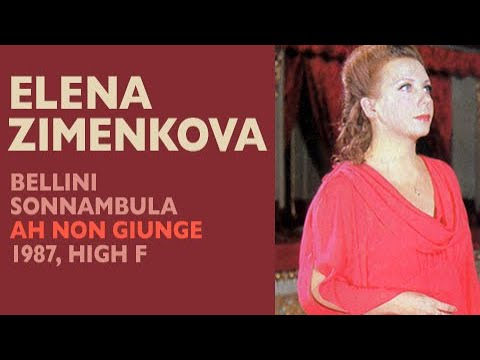 Glass Shatterers! Elena Zimenkova - Bellini: LA SONNAMBULA, Ah non giunge, 1987 High F