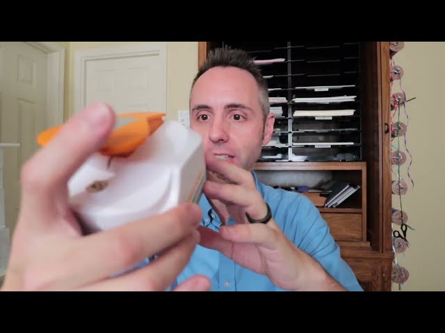 How to Use Fiskars Gift Tag Punch for Crafting - close-up view
