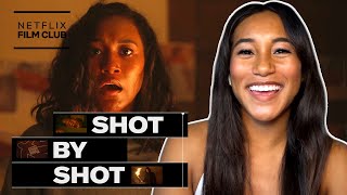 Sydney Park’s Fight Scene In There's Someone Inside Your House | Shot By Shot | Netflix video