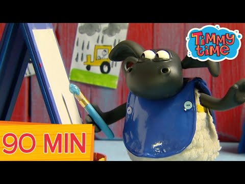 90MIN 🎨 Arts and Crafts With Timmy The Sheep | Timmy Time 🐏 Episode Compilation