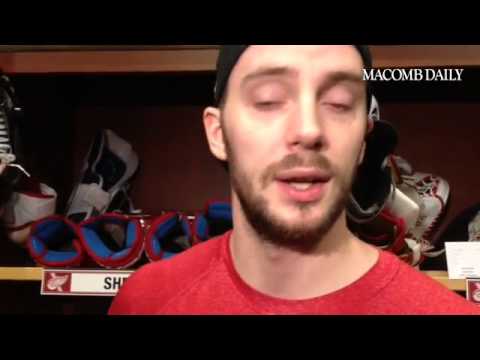 Jonas Gustavsson happy to be out at practice and being around teammates taking shots. #RedWings