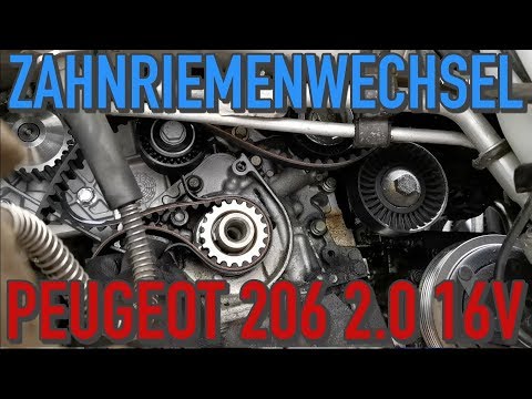 PEUGEOT 206 Zahnriemen mit Wasserpumpe wechseln | auch Citroen Fiat Lancia | KrisGarage