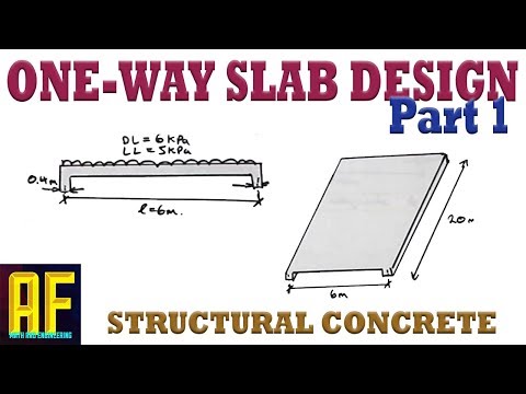 One-Way Concrete Slab Design Part 1 - Concept Explained and Minimum Slab Thickness - Canadian Code