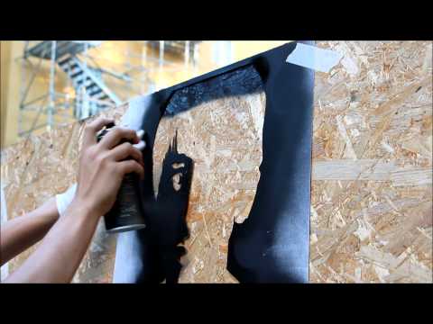 Sad Boy (Stencil Graffiti) by UNFUG