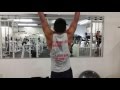 15 year old bodybuilder back workout