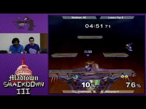 MTSD4 - Grasshoppa (Peach) vs Fishaman P (Sheik) SSBM Losers Round 5