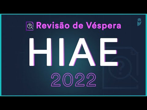 Revisão de Véspera HIAE 2022 - Aula para Residência Médica