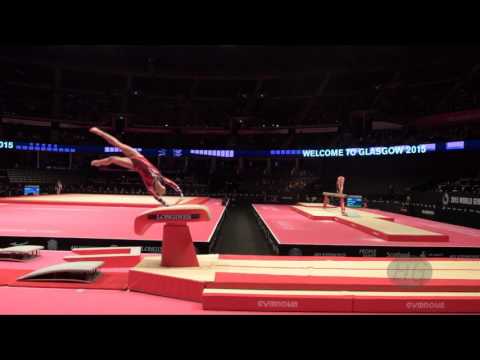 RAJCIC Aleksandra (SRB) - 2015 Artistic Worlds - Qualifications Vault 1