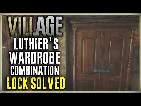 LUTHIER'S NUMBER COMBINATION LOCK SOLVED IN RESIDENT EVIL 8 VILLAGE VIOLIN WARDROBE RE PUZZLE