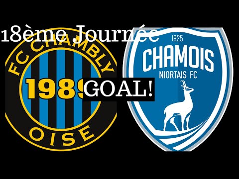 FC Chambly Oise - Chamois Niortais [1-(2)] (Goal 25') by Thibaut Vion