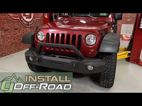 Jeep Wrangler JK Rampage Front Bumper Trailguard 2007-2018 Installation