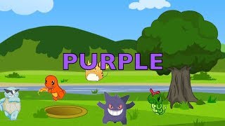 Learn Colors From Pokemons And Animals For Kids | Kid Songs The Farmer In The Dell | Kid Education