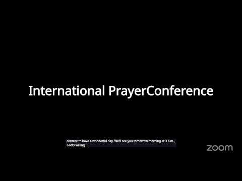 Breaking of the day Prayer Conference 70 Weeks