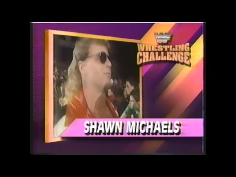 Shawn Michaels in action   Wrestling Challenge Feb 23rd, 1992