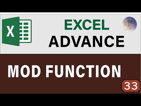 Excel MOD Function and Formula, How To Use The MOD With Examples, ✍️ Excel Advanced Functions 2020 Video