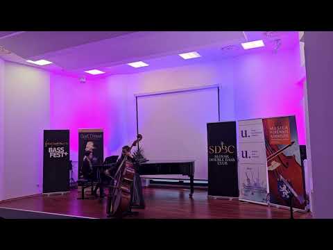Ludovít Rajter - Sonatina for Double Bass and Piano Andante & Scherzo - Anika Dimitrova 14y