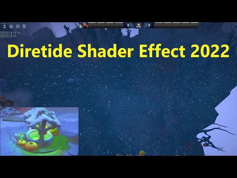 Comparison: Diretide Shader Effect & Snow Weather Effect