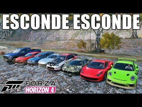 ESCONDE ESCONDE NA PEDREIRA DE FERRARI - FORZA HORIZON 4 ONLINE - GAMEPLAY