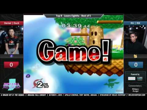 A Smash Hit 2 [10/1/16] - Denial | Duck (Samus) vs. RG | Rik (Fox) - SSBM - Losers Eighths
