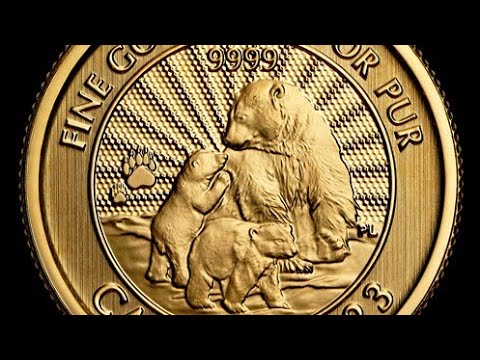 MAJESTIC POLAR BEARS 1st Strikes 2023 CANADA 1/10oz .9999 Pure 24k GOLD $5 Coin