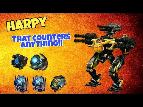 MK3 Shield/Quantum Breaker Machine Gun HARPY, which freezes!! Yang Lee Pilot Gameplay, War Robots