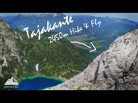 Hike and Fly Klettersteig Tajakante (D/E) + Seeblick