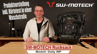 SW-Motech Rucksack Daily WP - 22 Liter - Wasserdicht - inkl. Härtetest in einer Waschanlage