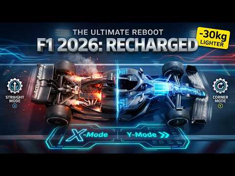 F1 2026 Recharged formula | X-mode vs Y-mode | #f1technology #reboot #ferrari #f16 #ai