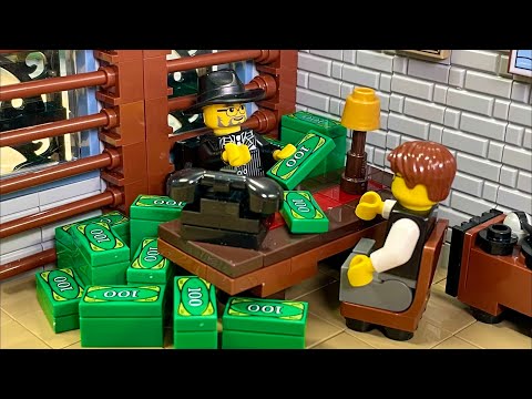 Geldfälscher-Bank - Bau einer Lego Stadt Teil 246