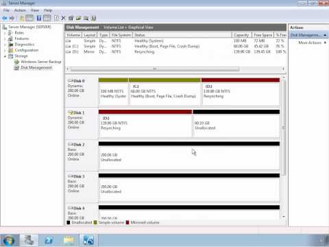 SBS 2011 Essentials Learning Bites - Setting up RAID.wmv