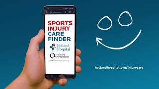 Sports Injury Care Finder: Make the Right Play