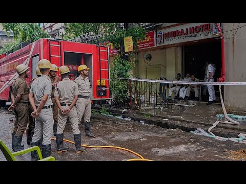 Deadly blaze tears through hotel in Kolkata, killing at least 14
