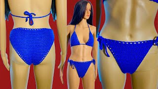 How To Crochet A Bikini Bottom | Full Coverage Bikini Bottom | Easy Step by Step Tutorial/Pattern