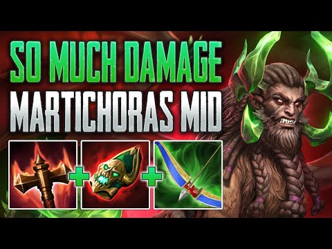 THE STRONGEST HUNTER! Martichoras Mid Gameplay (SMITE Ranked Conquest)
