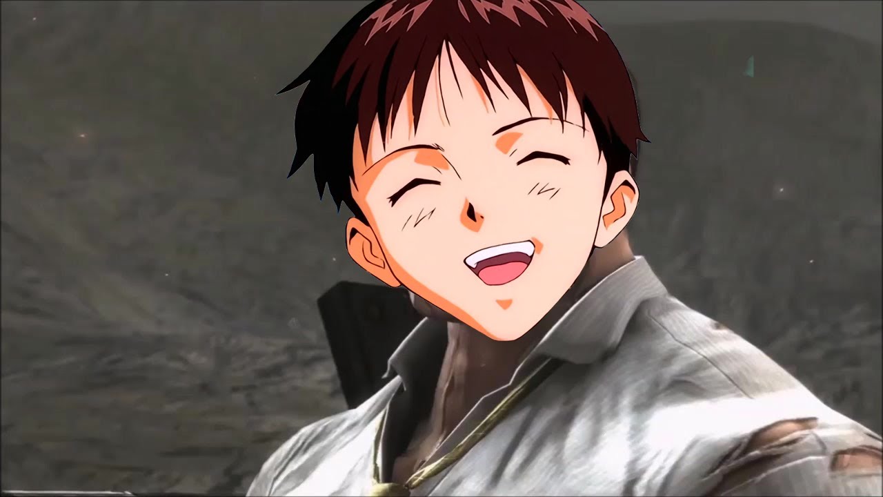 アームストロング上院議員と化したシンジ　Shinji turn into Senator Armstrong#アームストロング上院議員#エヴァ