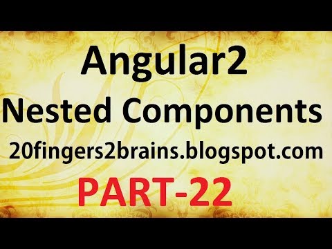 Angular2 Nested Components