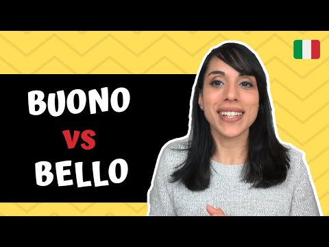 BUONO vs BELLO - How to say “GOOD” in Italian
