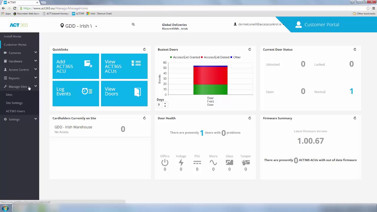ACT365  Adding Additional Sites to an ACT365 Customer System