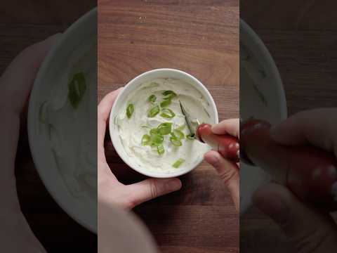 Scallion Garlic Cream Cheese Spread