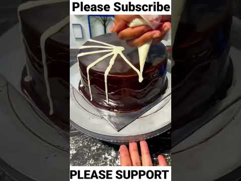 Chocolate cake design Making 🎂| #shorts #chocolatecake #ytshorts #shortsfeed #short