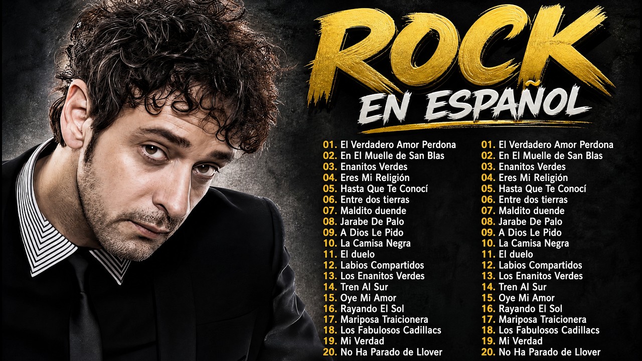 Rock En Español 80 y 90 🎸 Grandes Éxitos – Maná, Soda Stereo, Andrés Calamaro, Enanitos Verdes