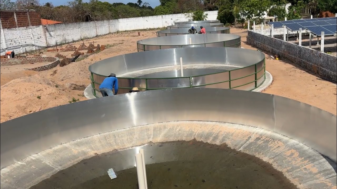 VEJA A RAPIDEZ NA MONTAGEM DO TANQUE DE ALUMÍNIO