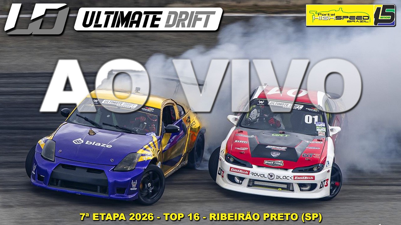 🔴 ULTIMATE DRIFT | TOP 16 | 7ª Etapa 2026 | Ribeirão Preto (SP) | Ao Vivo