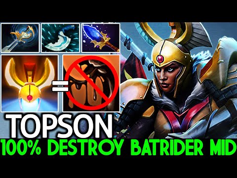 TOPSON [Legion Commander] 100% Destroy Batrider Mid Fast End Game Dota 2