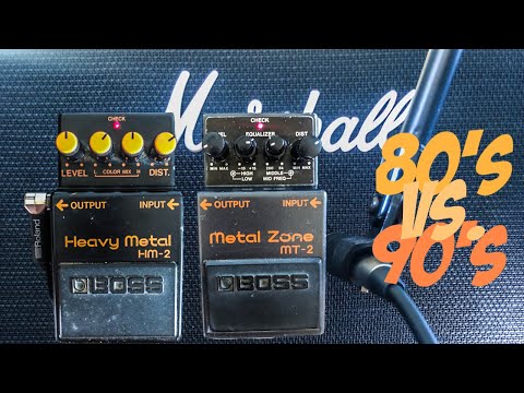 Which Was Better? Boss HM-2 Heavy Metal Vs. Boss MT-2 Metal Zone