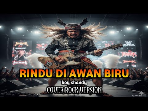 RINDU DI AWAN BIRU boy shandy (Ai Cover Versi Rock) by Fans Rockers