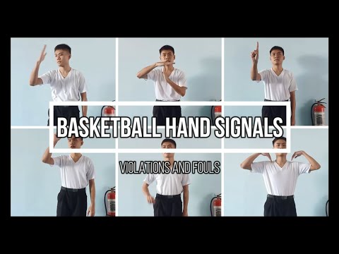 Basketball Hand Signals (Violations and Fouls)